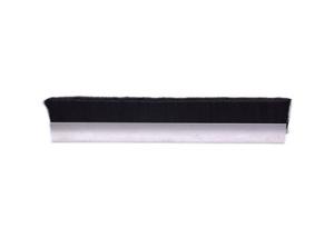 China Windproof Door Bottom Brush Sealing Strip Nylon Aluminium Brush Customized Size factory