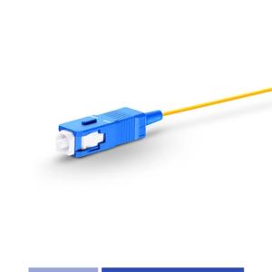 China Waterproof Fiber Optic Pigtail UPC SC Pigtail Single Mode OS2 9/125um LSZH 1m factory