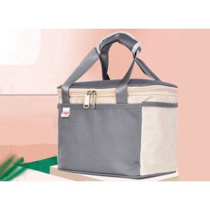 Rectangular Insulated reusable custom cooler bag aluminium foil lunch bags