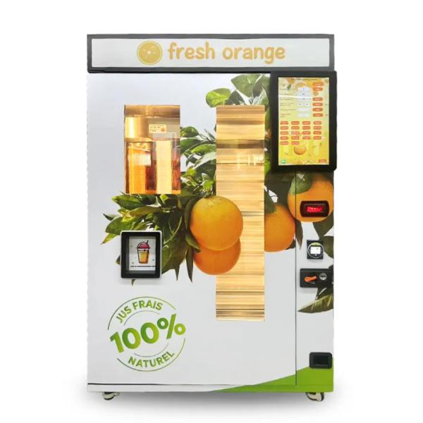 China Automatic Orange Juice Vending Machine with 32 Inch HD Touch Display factory