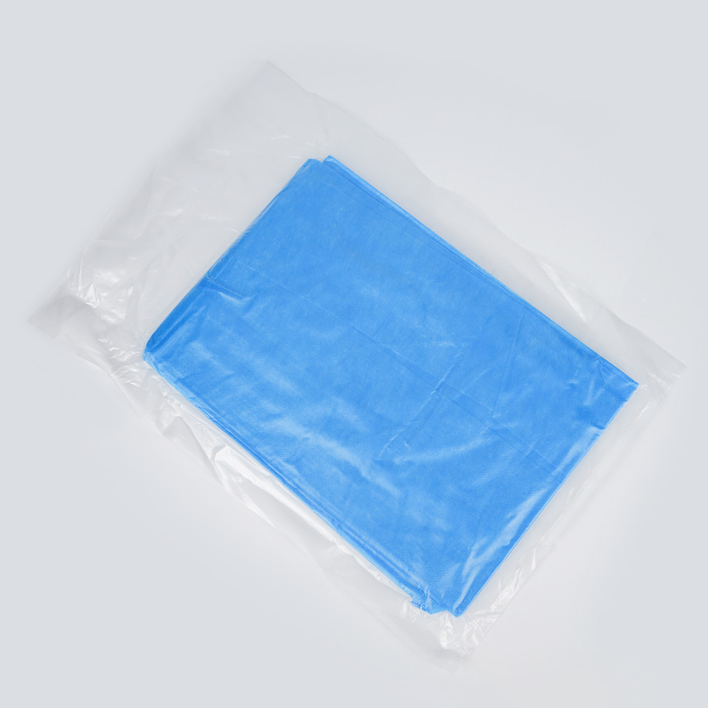 Liquid Proof Aprons Gown SMS Isolation Gowns Disposable SMS Isolation Gown With Knit Cuff
