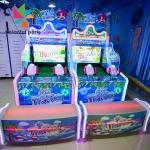 Water Shooting Kid Arcade Machine , Frozen Sharp Stand Up Arcade Machine Acrylic