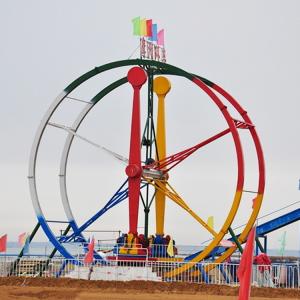 China 360 Degree Ferris Wheel Ride Rated Load 12 Riders 380v Voltage factory