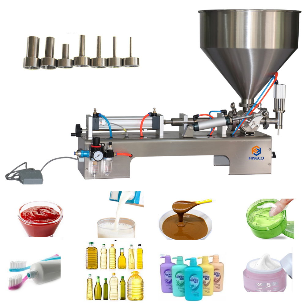 FKF601 Filling Machine for Small Jars of Chili Sauce Peanut Butter Olive Oil and Cream