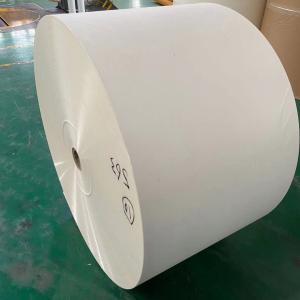 China ECO 1 Sided PE Coated Paper Rolls 100 Virgin Wood Pulp Raw Material factory