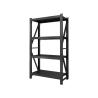 Buy cheap Custom Heavy Duty Shelving 300 Kg Layer Garage Black 4 Tier Warehouse Storage from wholesalers