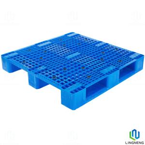 China Stackable Nestable Plastic Pallets 1200X1200X160mm 3 Runners Heavy Duty factory