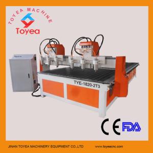 China High Efficiency Multi-heads 3D CNC engraving machine TYE-1820-2T3 factory