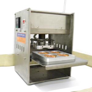 China Yoghurt Cup SS201 Foil Lid Sealing Machine Custom Tray Lidding Machine Anti Corrosion factory