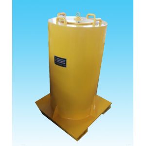 China Double Lock Lead Shielded Container For Radioactive Source Transportation factory