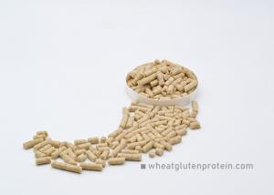 China Vital Wheat Gluten Pellets in 4mm Cylindrical Pellet 24 Months Shelf Life factory