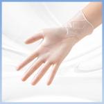 Transparent fingers disposable PVC gloves comfortable to touch more comfortable