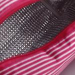 Eco Friendly Pink Insulated Cooler Bags With Canvas Fabric Material Wash In