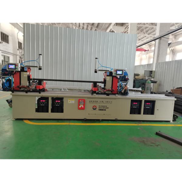 China Automatic 4 Meters Long Racking Lock Beam MIG Welding Machine With 4 Welders factory