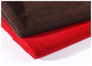 China Classic PN 8 Wale Cotton Corduroy Fabric For Clothing Trousers And Shoes factory