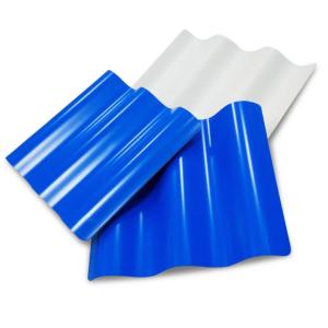 China 1130mm 930mm PVC Corrugated Roof Sheet For School Playground factory