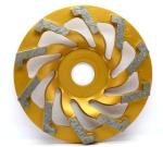High Grade Metal Bonded Diamond Grinding Wheel For Concrete / Masonry Surface
