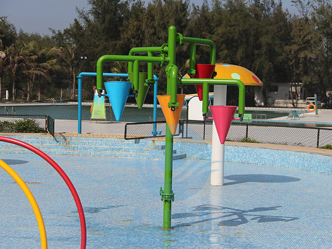 Commercial Water Park 5 In 1 Fiberglass Pouring Water Buckets For Splash Zone