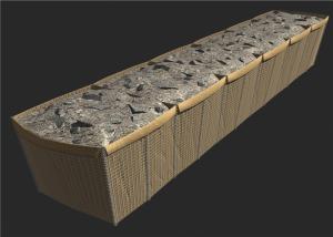 China Hot Dipped Galvanized Defensive Barrier For Flood Control / Military Fortification factory