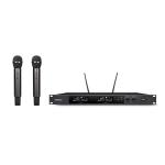 EIA 19" 1U Dual Channel UHF Wireless Microphone For Karaoke Singing