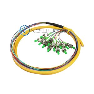 China 50/125um 10Gb OM3 Lc Singlemode Fiber Pigtail Fusion Splicing on sale