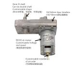 Dual Shaft Micro Metal Gearmotor 3v 100Rpm Reducer Dc Motor