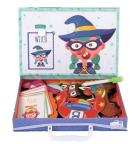 ECO Toddler Wooden Educational Toys Magnetic Funny Face Puzzle Jigsaw For 2