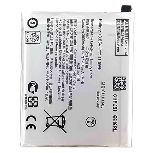 3000mAh C11P1603 Z016D M630 ZS550KL ZS570KL Battery for ASUS ZenFone 3 deluxe 5