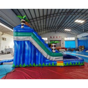 OEM Rainbow Inflatable Water Slide Jumping Bouncer Castle