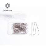 Silver Colors not rusty J Type Needle Human Hair Weaving Needle