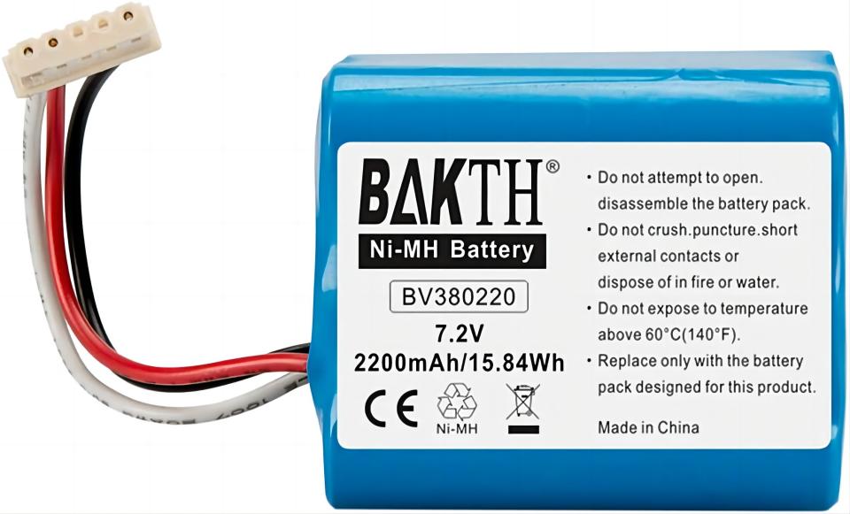 BAKTH 7.2V 2200mAh Nickel Metal Hydride Car Battery Nickel Metal Hydride Battery Cells