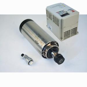 China CNC Air Cooling Spindle Motor Kit ER20 4Bearings FL Inverter For Wood Engraving factory