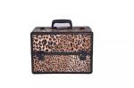 Multiple Colour Makeup Train Case Plastic Handle Beauty Case Four Trays For