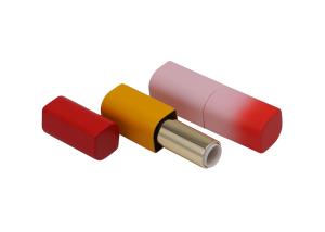 China Petal Shape Pink Magnetic 3.5g Aluminum Lip Balm Tubes factory