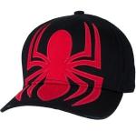 Brimmed Adjustable Unisex Baseball Caps Hot Leather Kids Size Web / Spider Flame