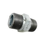 Male thread water plumbing galvanized pipe connect equal hex pipe nipple