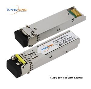 China 1.25 G SFP 1550nm 120km SFP LC Module For Access Network factory