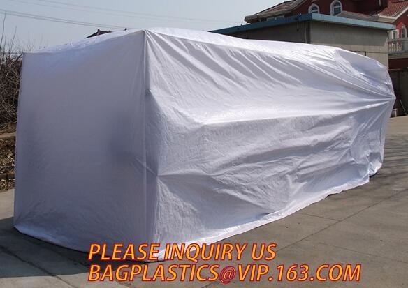 PE Woven Tarpaulin Container Liner Bag, container cover, drawsting Jumbo bags,