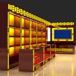 Delicate Chinese Pharmacy Store Display Metal Material Various Shapes Available