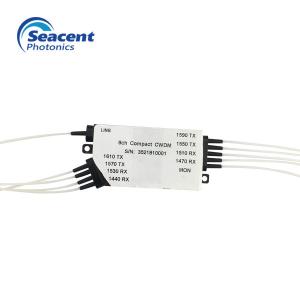 China Mini Box 8CH 6CH CCWDM Wavelength Division Multiplexers ISO9001 Approved factory