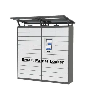 China Multi-Compartments Parcel Delivery Box With Secure Drop Lockers Control System factory