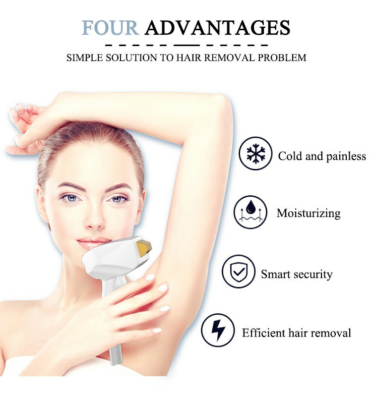 Painless Diode Laser Hair Removal Equipment With Adjustable 1-10HZ Frequency