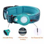 Polyester Outdoor Dog Pet Collars Leashes For Apple Airtag