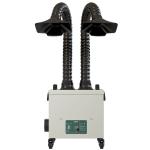 Portable 400*300*360mm Vacuum Fume Extractor Double Suction Arm