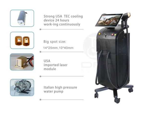 Good Quality 755/808/1064Nm Ice Diode Laser Hair Removal Skin Whitening Beauty