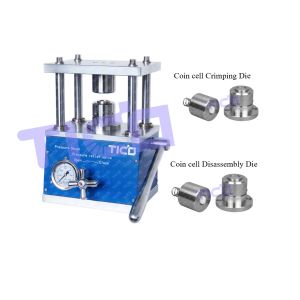 China CR20xx Series Coin Cell Lab Equipment Manual Hydraulic Crimping Machine on sale