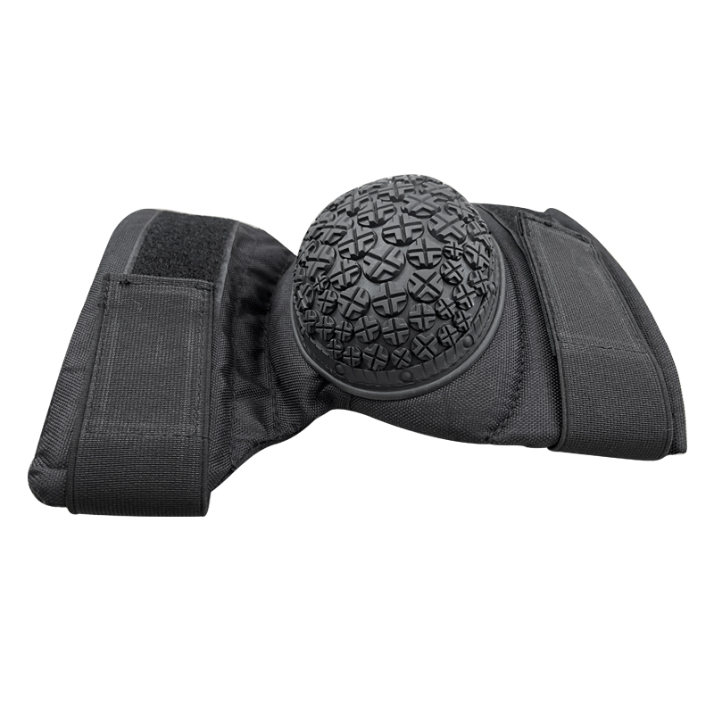 One Size Fits All Black Knee Elbow Pads for Sports Training Protection