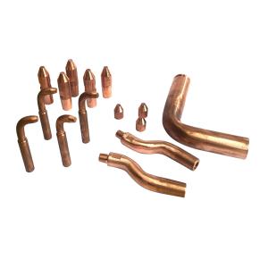 China Diy Resistance Welding Machine Tips Welding Head Caps For Aluminum Spot Welder factory