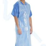Wholesale Biodegradable Pla cornstarch Apron Embossed Or Smooth Apron Disposable