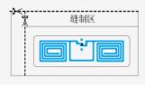 China Fabric RFID Clothing Labels UHF RFID Label 860 - 960MHZ ISO / IEC Standards factory